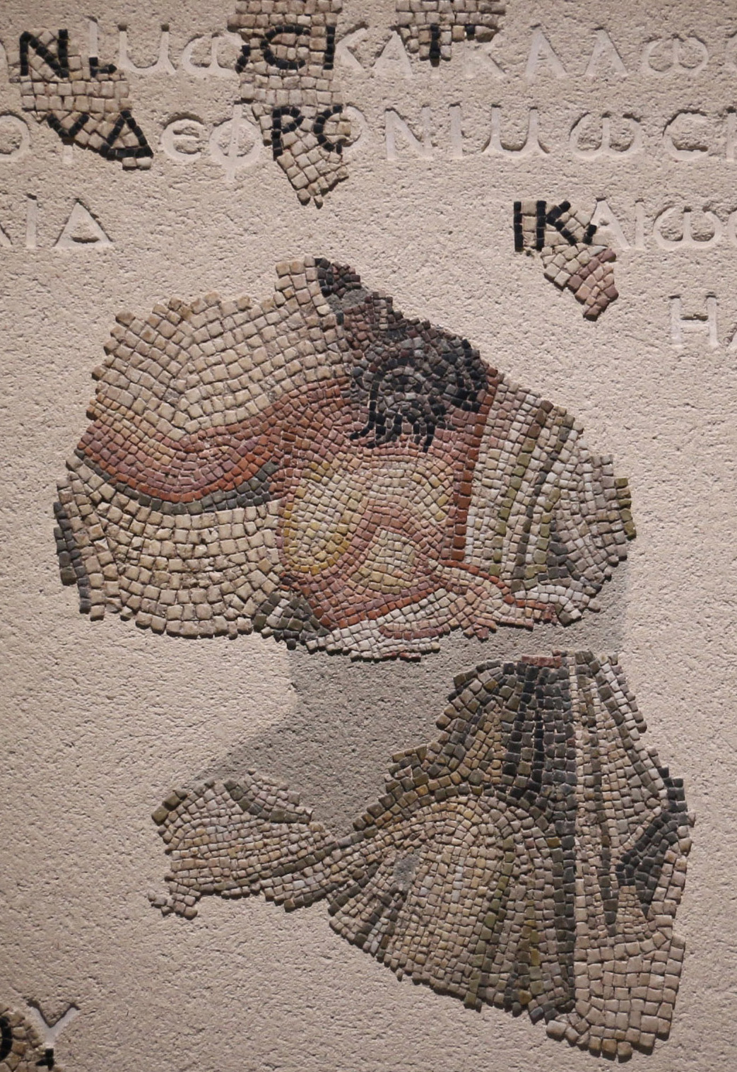 Mosaïque des auteurs grecs - Augustodunum - fin IIème siècle - Photo Jean-Paul Genty